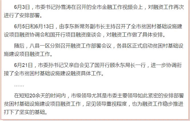 國開行支持貧困村基礎設施建設，隴南究竟能分得多大“蛋糕”？