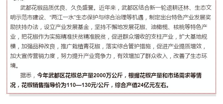 5.28億！一場盛會(huì)，武都花椒“火”了